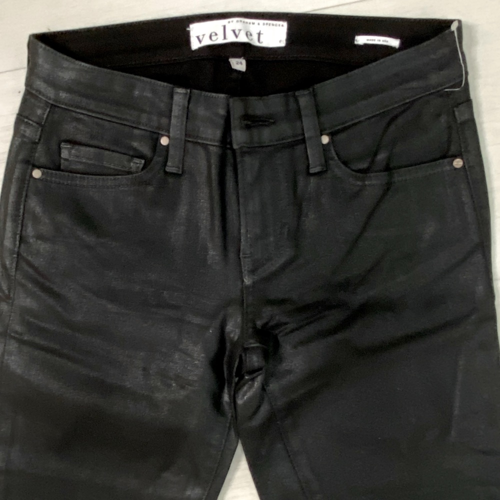 Velvet Brand Textured Skinny Leg Y2K Womens Jeans size 24
